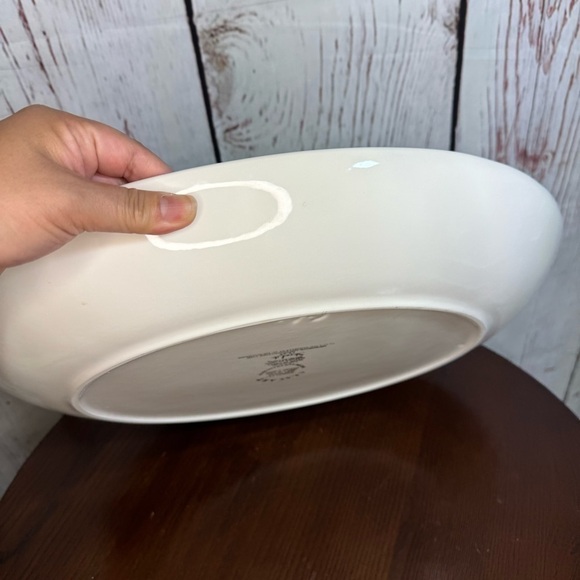 CLAY ART “Bumble Bee” hand painted chips n dip ceramic 2 piece serving platter - Picture 4 of 11